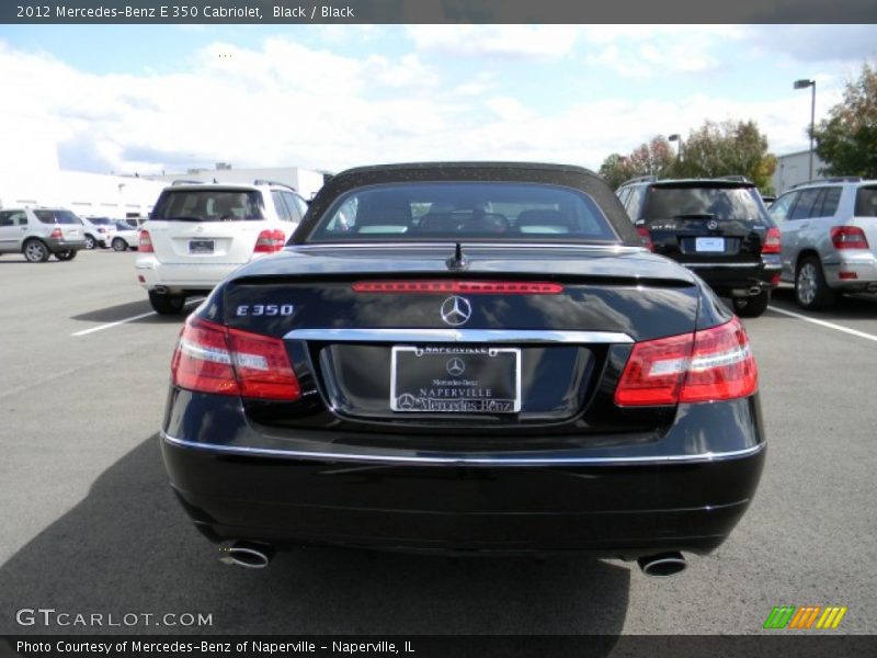 Black / Black 2012 Mercedes-Benz E 350 Cabriolet