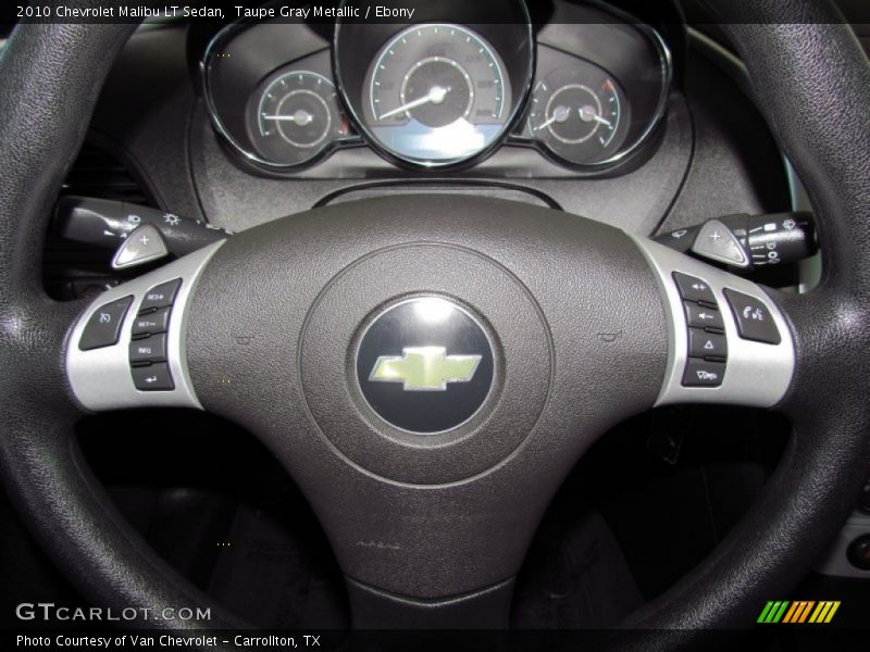 Taupe Gray Metallic / Ebony 2010 Chevrolet Malibu LT Sedan