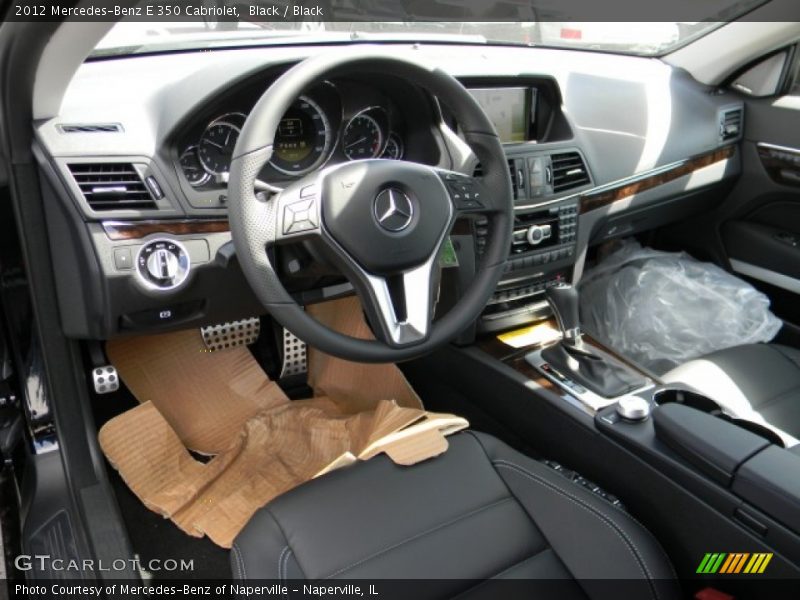 Black / Black 2012 Mercedes-Benz E 350 Cabriolet