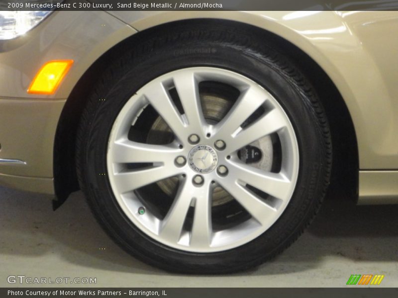 Sand Beige Metallic / Almond/Mocha 2009 Mercedes-Benz C 300 Luxury
