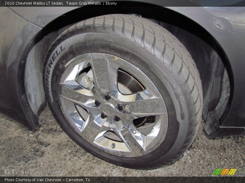 Taupe Gray Metallic / Ebony 2010 Chevrolet Malibu LT Sedan
