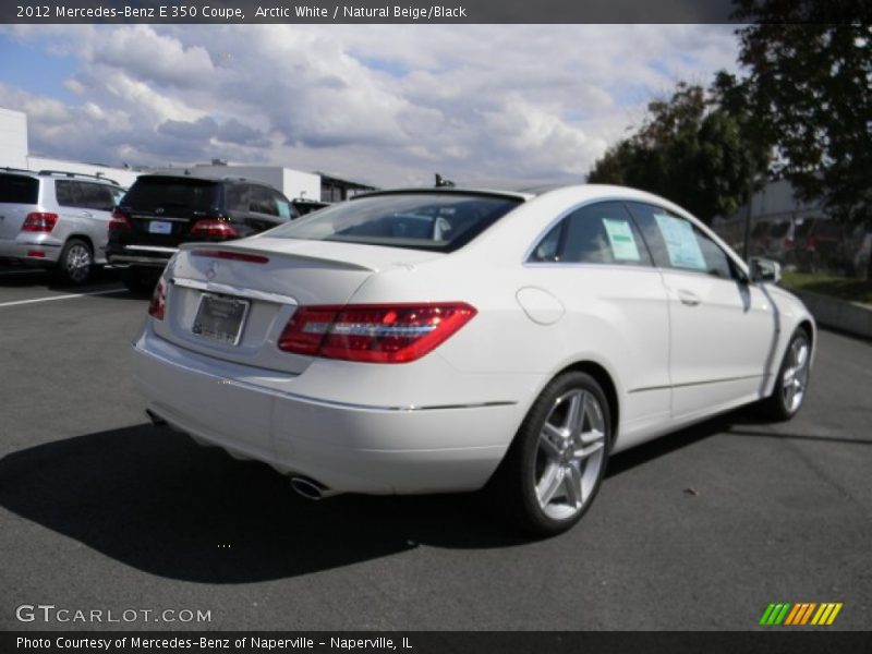 Arctic White / Natural Beige/Black 2012 Mercedes-Benz E 350 Coupe