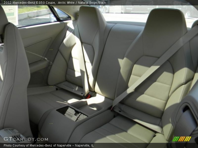 Arctic White / Natural Beige/Black 2012 Mercedes-Benz E 350 Coupe