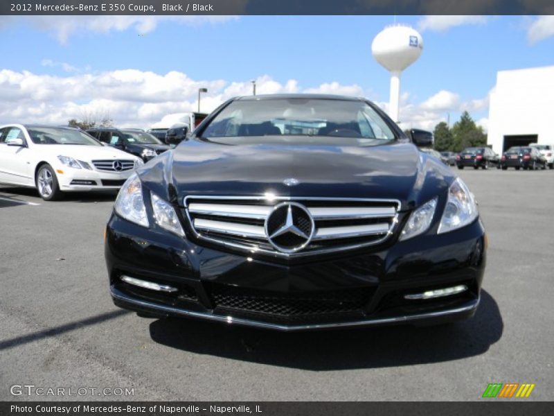 Black / Black 2012 Mercedes-Benz E 350 Coupe