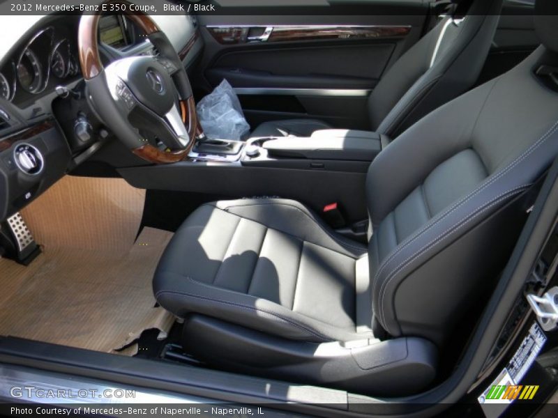 Black / Black 2012 Mercedes-Benz E 350 Coupe