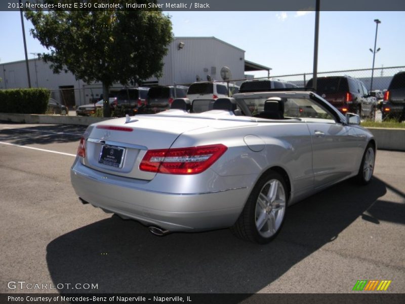 Iridium Silver Metallic / Black 2012 Mercedes-Benz E 350 Cabriolet