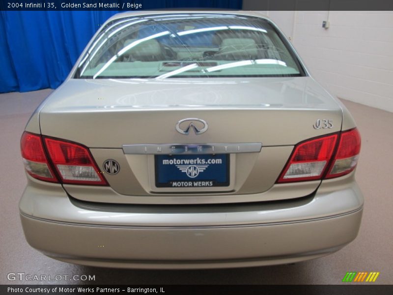 Golden Sand Metallic / Beige 2004 Infiniti I 35