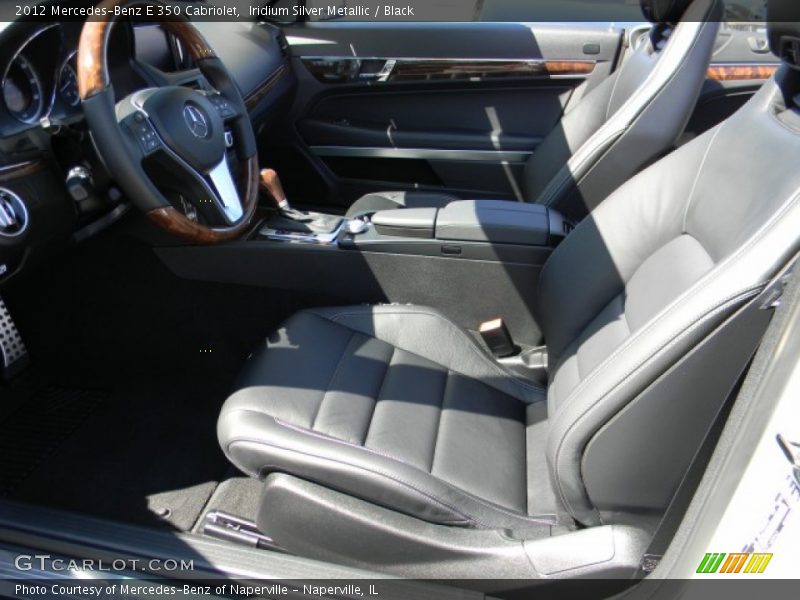 Iridium Silver Metallic / Black 2012 Mercedes-Benz E 350 Cabriolet