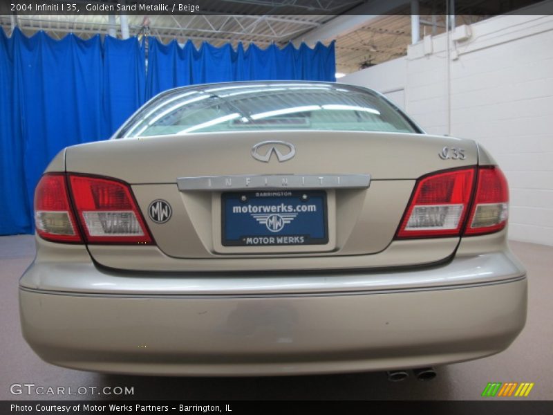 Golden Sand Metallic / Beige 2004 Infiniti I 35