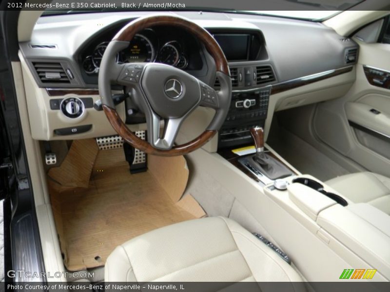 Black / Almond/Mocha 2012 Mercedes-Benz E 350 Cabriolet