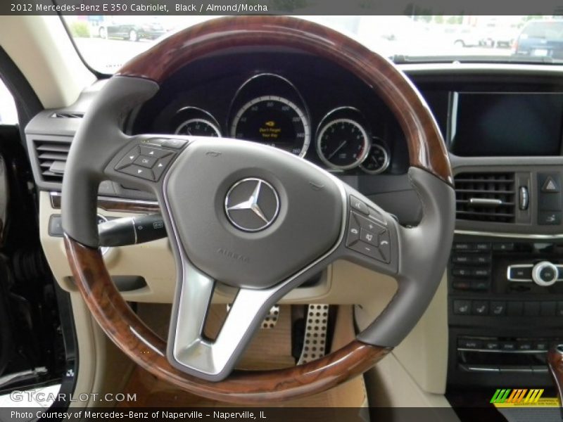 Black / Almond/Mocha 2012 Mercedes-Benz E 350 Cabriolet