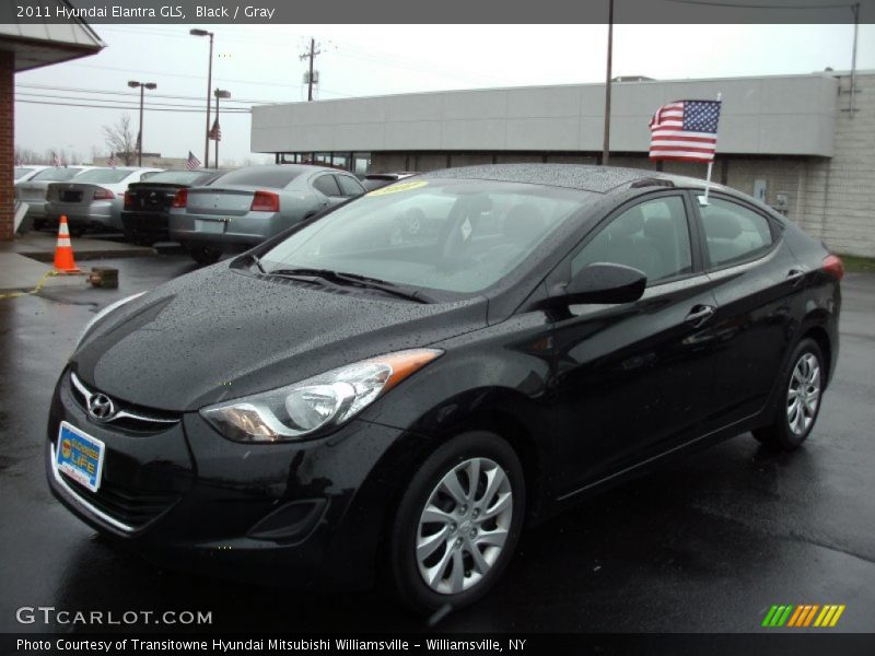 Black / Gray 2011 Hyundai Elantra GLS