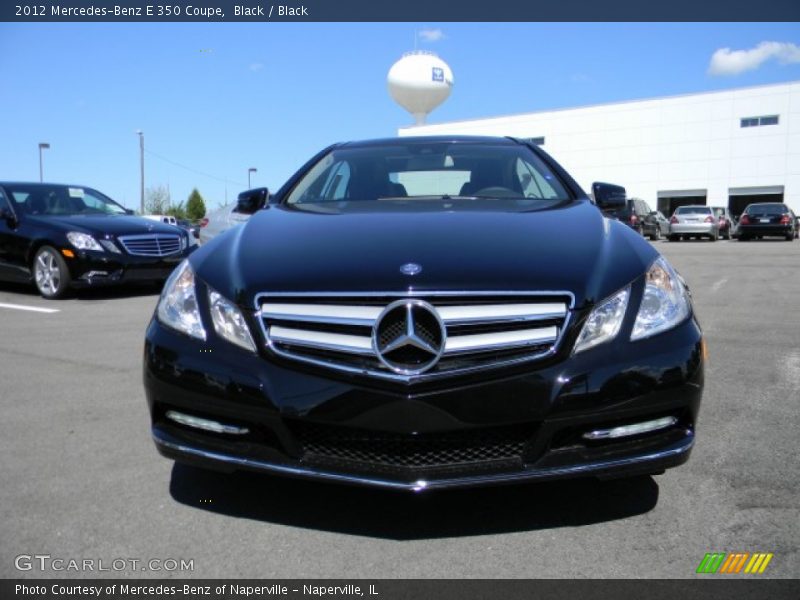 Black / Black 2012 Mercedes-Benz E 350 Coupe