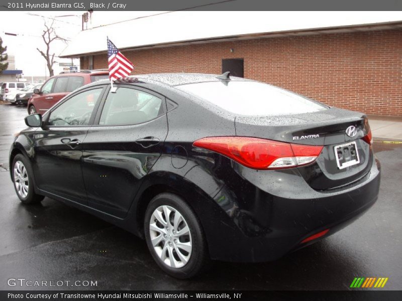 Black / Gray 2011 Hyundai Elantra GLS