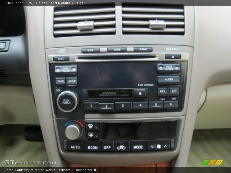 Golden Sand Metallic / Beige 2004 Infiniti I 35