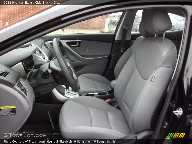 Black / Gray 2011 Hyundai Elantra GLS