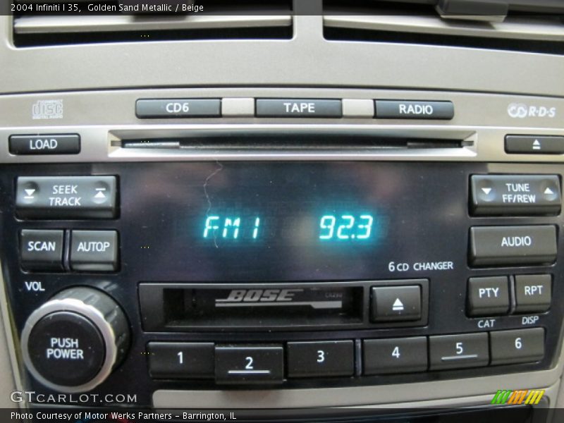 Golden Sand Metallic / Beige 2004 Infiniti I 35