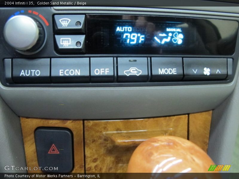 Golden Sand Metallic / Beige 2004 Infiniti I 35