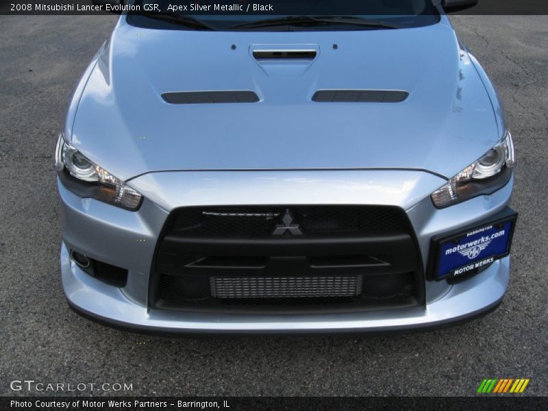 Apex Silver Metallic / Black 2008 Mitsubishi Lancer Evolution GSR