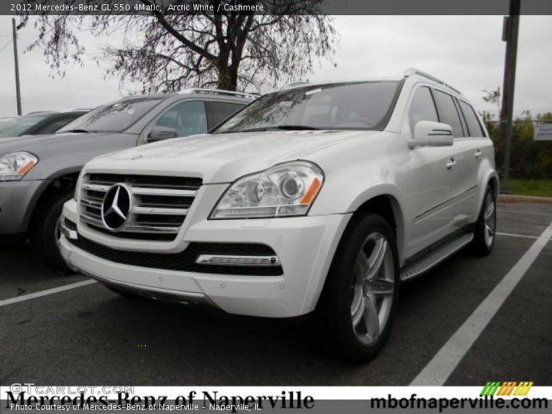 Arctic White / Cashmere 2012 Mercedes-Benz GL 550 4Matic