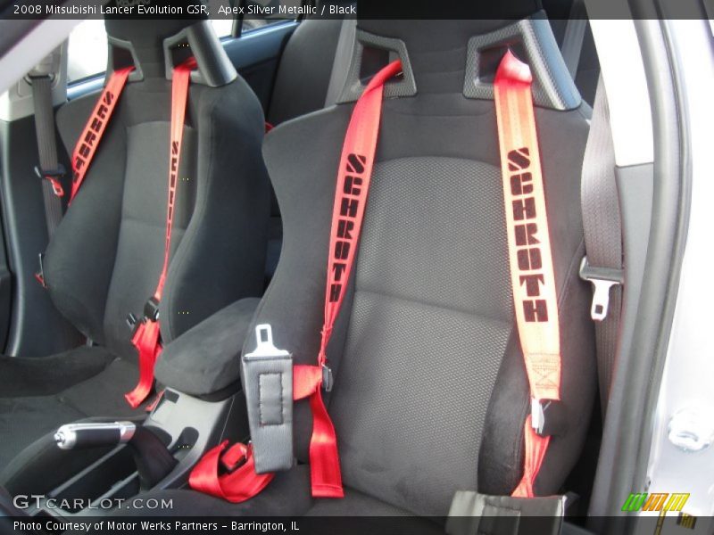  2008 Lancer Evolution GSR Black Interior