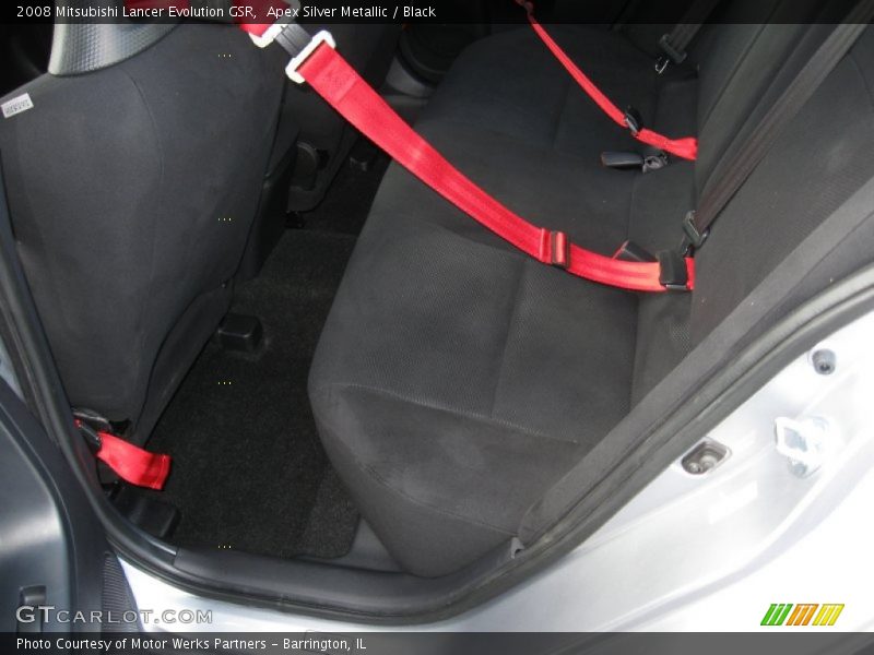 Apex Silver Metallic / Black 2008 Mitsubishi Lancer Evolution GSR