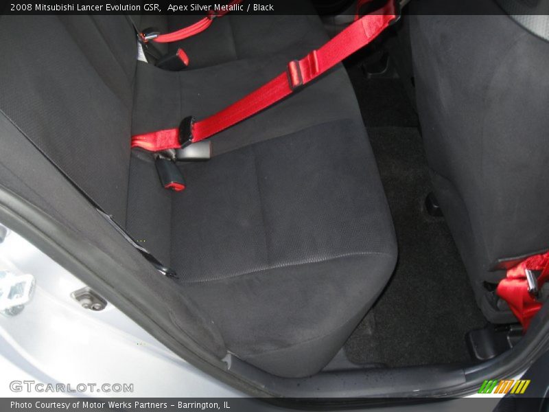 Apex Silver Metallic / Black 2008 Mitsubishi Lancer Evolution GSR