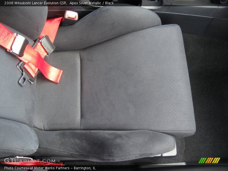 Apex Silver Metallic / Black 2008 Mitsubishi Lancer Evolution GSR