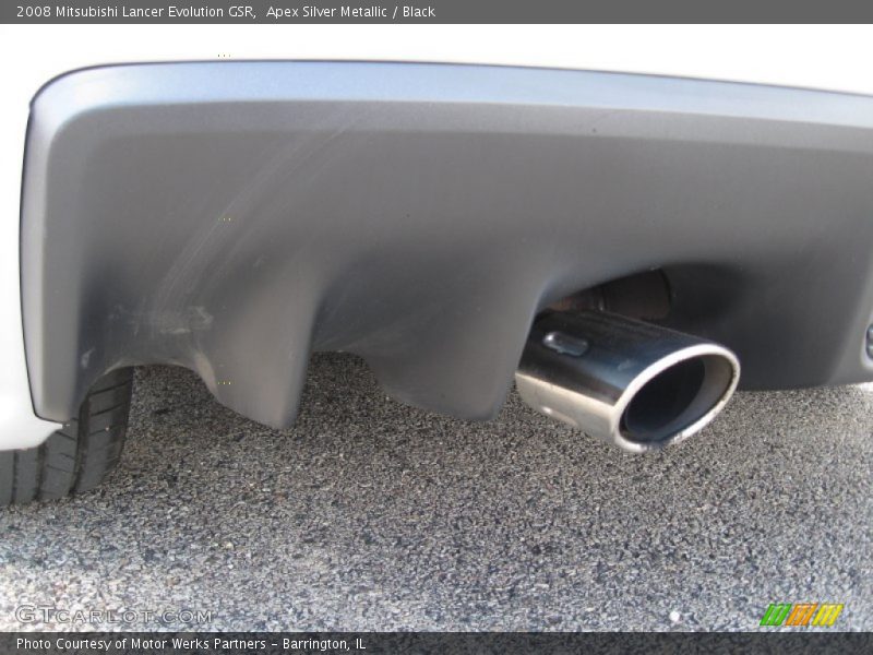 Exhaust of 2008 Lancer Evolution GSR