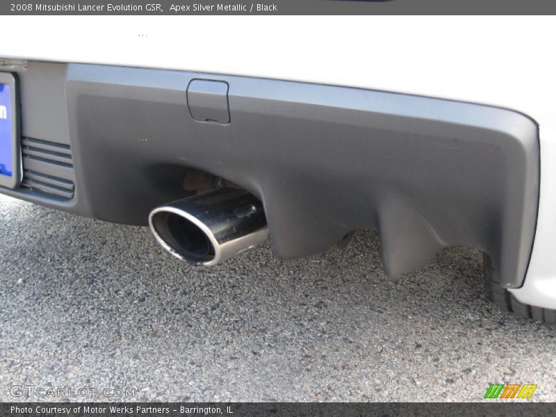 Exhaust of 2008 Lancer Evolution GSR