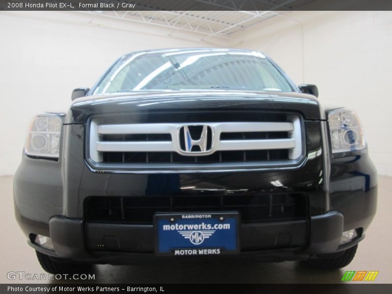 Formal Black / Gray 2008 Honda Pilot EX-L