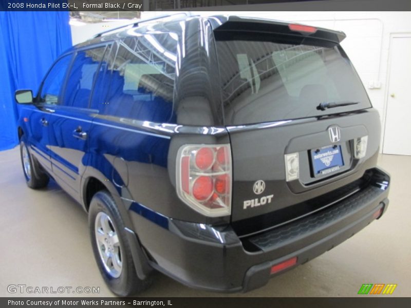 Formal Black / Gray 2008 Honda Pilot EX-L