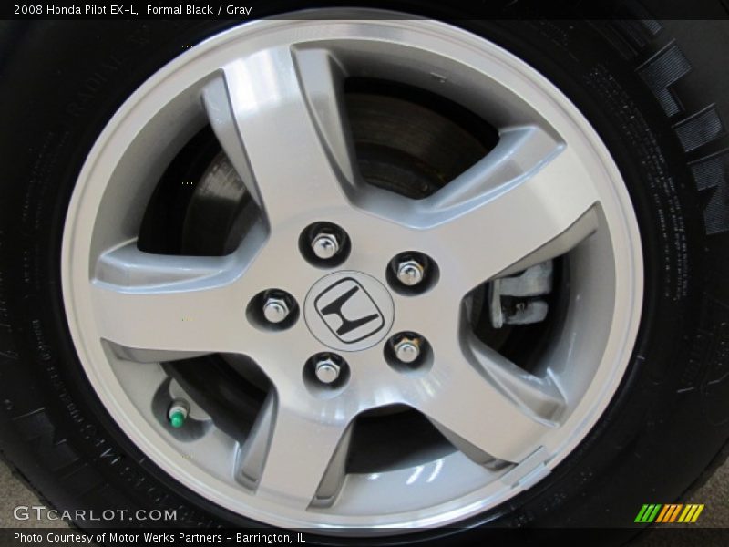 Formal Black / Gray 2008 Honda Pilot EX-L