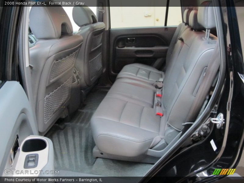 Formal Black / Gray 2008 Honda Pilot EX-L