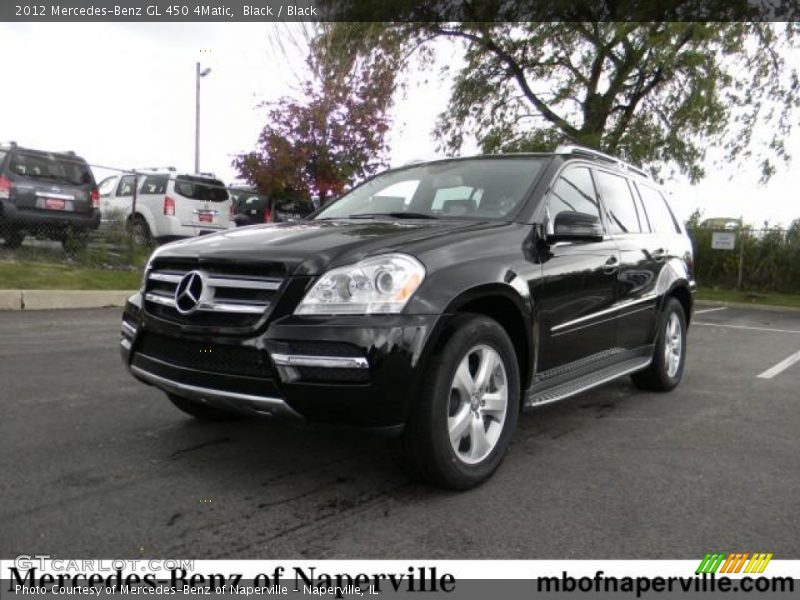 Black / Black 2012 Mercedes-Benz GL 450 4Matic