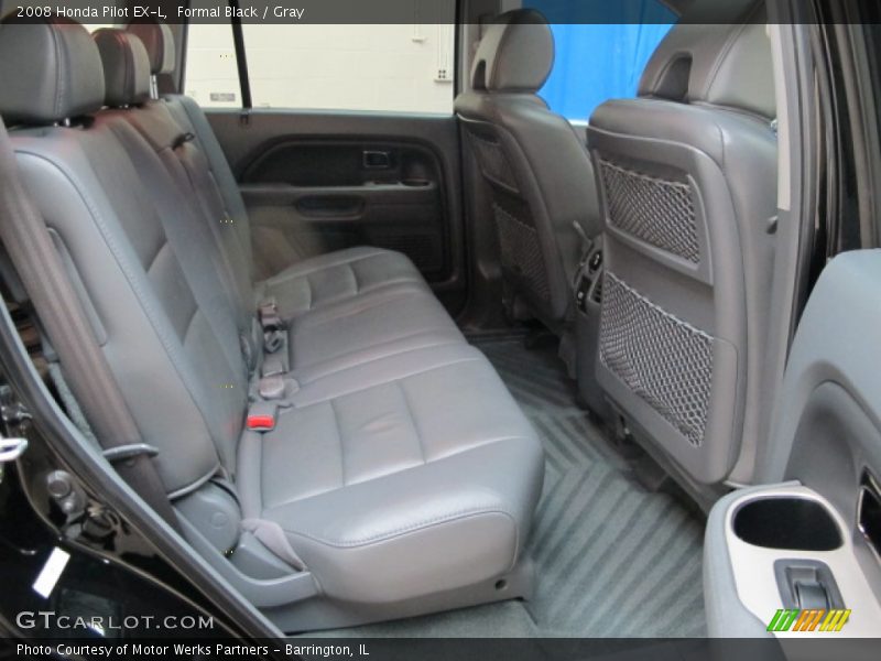 Formal Black / Gray 2008 Honda Pilot EX-L