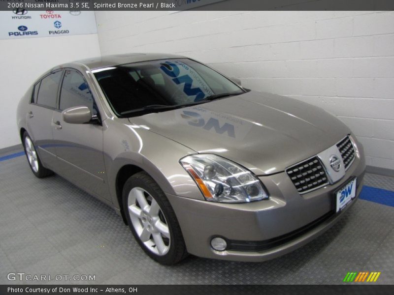 Spirited Bronze Pearl / Black 2006 Nissan Maxima 3.5 SE