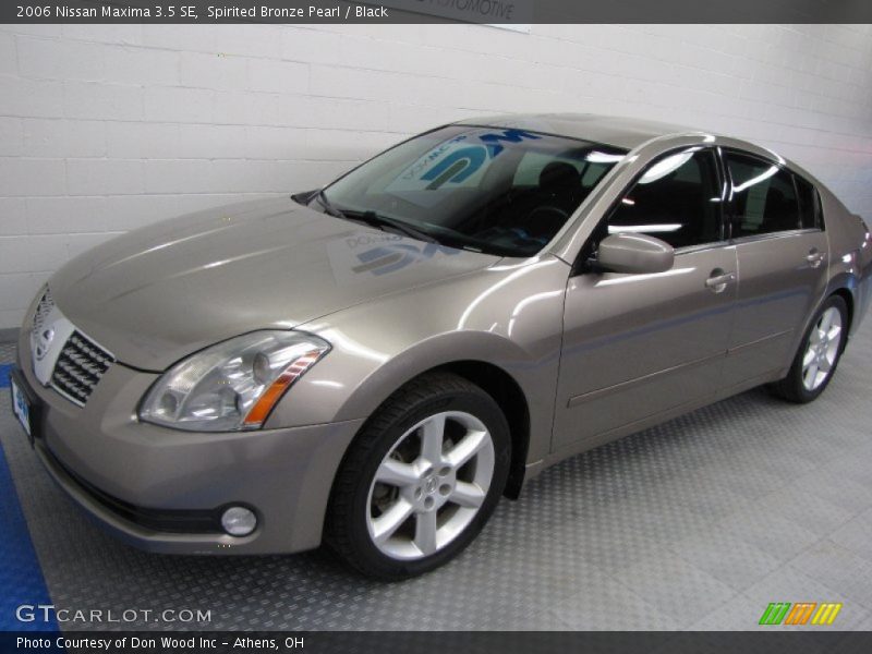 Spirited Bronze Pearl / Black 2006 Nissan Maxima 3.5 SE
