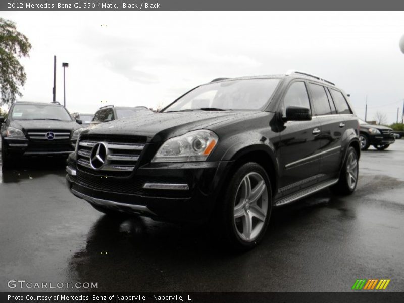 Black / Black 2012 Mercedes-Benz GL 550 4Matic