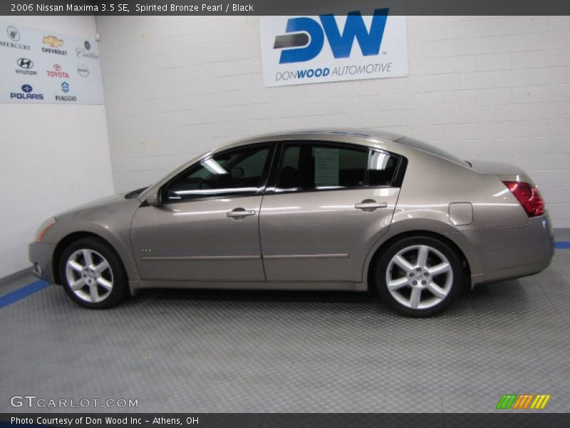 Spirited Bronze Pearl / Black 2006 Nissan Maxima 3.5 SE
