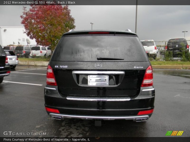 Black / Black 2012 Mercedes-Benz GL 550 4Matic