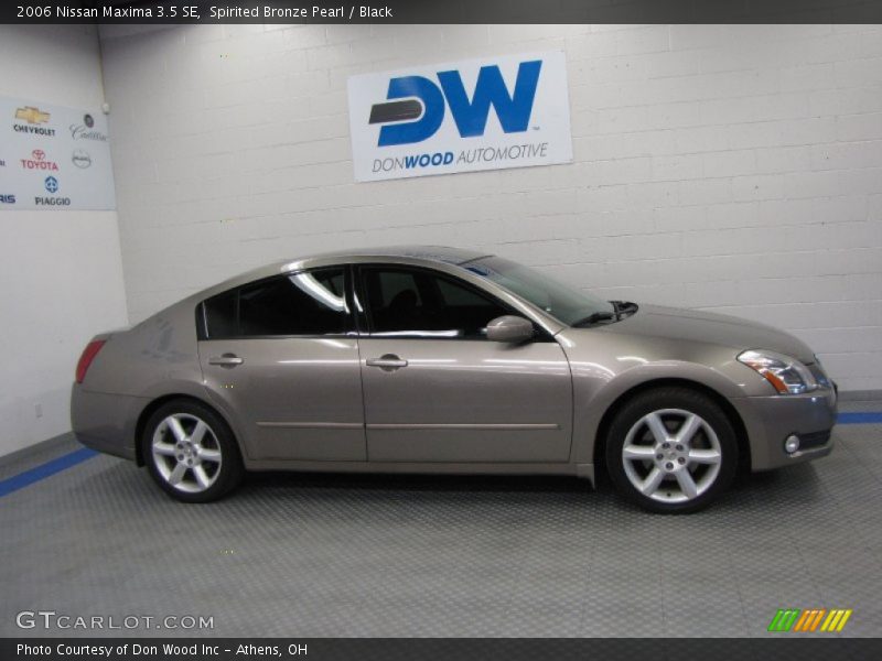 Spirited Bronze Pearl / Black 2006 Nissan Maxima 3.5 SE