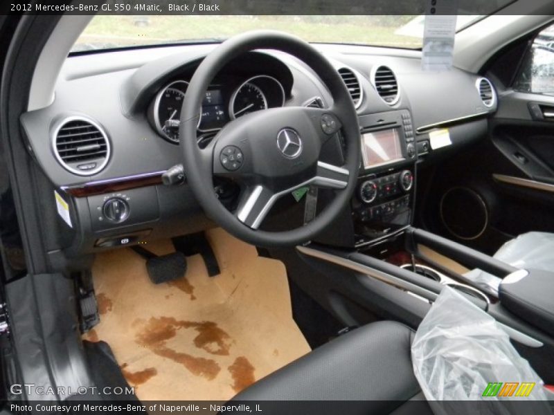 Black / Black 2012 Mercedes-Benz GL 550 4Matic