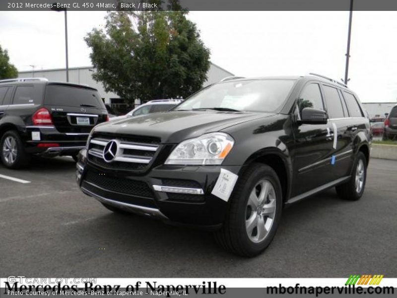 Black / Black 2012 Mercedes-Benz GL 450 4Matic