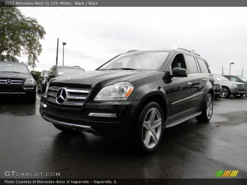 Black / Black 2012 Mercedes-Benz GL 550 4Matic