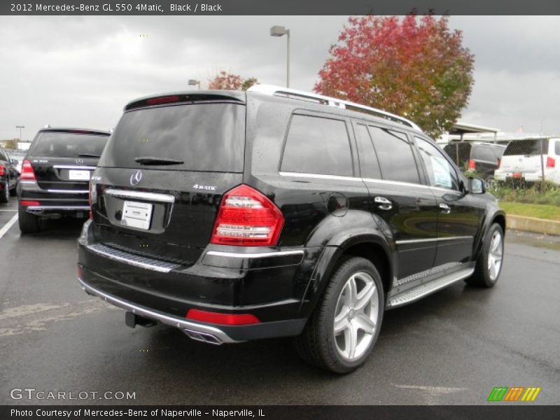 Black / Black 2012 Mercedes-Benz GL 550 4Matic