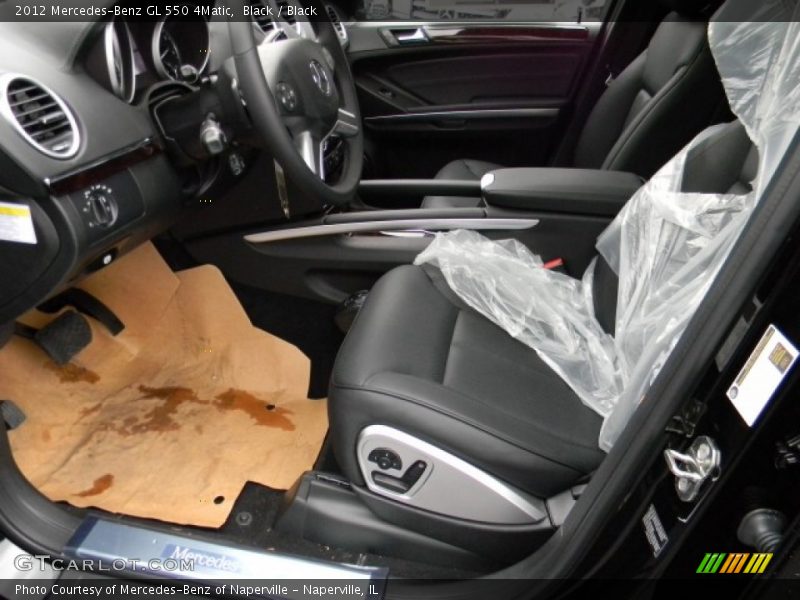 Black / Black 2012 Mercedes-Benz GL 550 4Matic