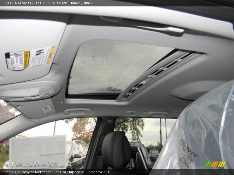 Black / Black 2012 Mercedes-Benz GL 550 4Matic