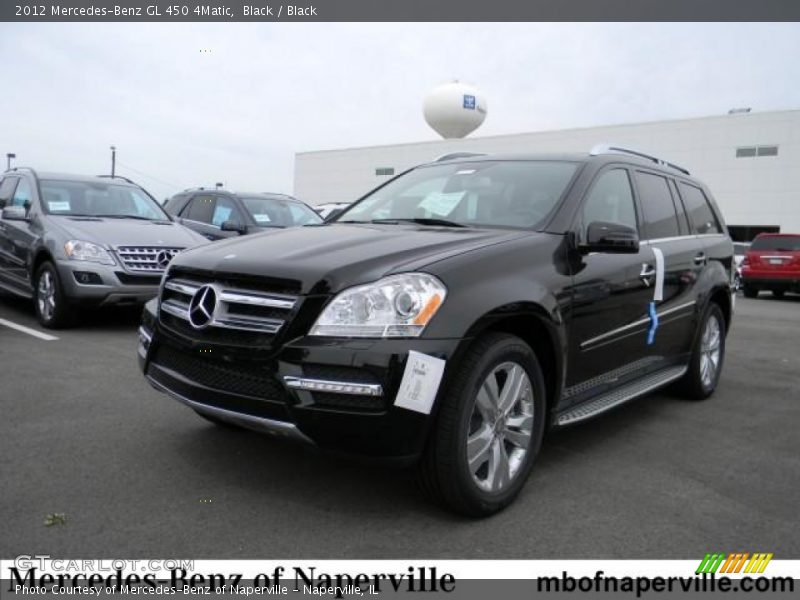 Black / Black 2012 Mercedes-Benz GL 450 4Matic