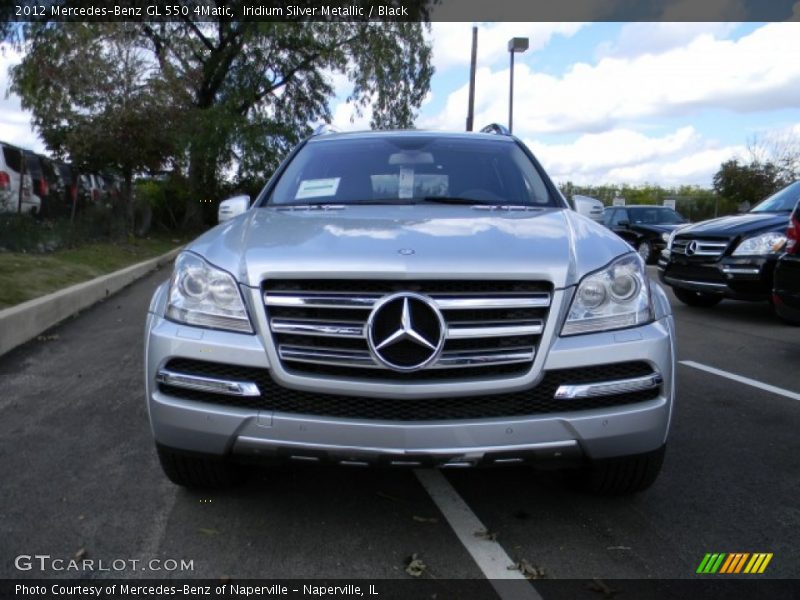 Iridium Silver Metallic / Black 2012 Mercedes-Benz GL 550 4Matic